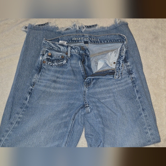 American Eagle Outfitters Women's Blue Jeans - Picture 1 of 4